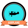 Badge icon "Airplane (5126)" provided by Oleg Frolov, from The Noun Project under Creative Commons - Attribution (CC BY 3.0)